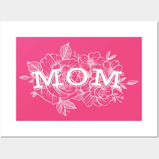 Mom Floral Posters and Art